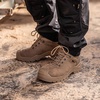 DEWALT Hayes Men’s Waterproof, Leather, Steel Toe, Safety Work Boot(Stone)