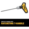 DEWALT Hex Key Wrench Set, Ratcheting. T-Handle Set, 31-Piece (DWHT70265)(One Size)