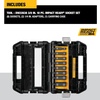 DEWALT Impact Socket Set, SAE, 3/8-Inch, 10-Piece (DW22838)(Multi)
