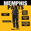 DEWALT Memphis Men’s Pro-Stretch, Regular Fit, Holster Pocket, Utility Cargo Work Pants(Grey/Black)