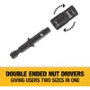 DEWALT Nut Driver Set, Double Ended, 2-Piece (DWADEND-2)(1/4In + 5/16In Nut Driver Set)