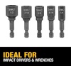 DEWALT Nut Driver Set, Impact Ready, Magnetic, 5-Piece (DW2235IR)
