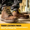 DEWALT Plasma Men’s Leather, Steel Toe, Industrial & Construction Safety Work Boot(Palm Brown)