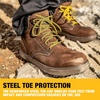 DEWALT Plasma Men’s Leather, Steel Toe, Industrial & Construction Safety Work Boot(Palm Brown)