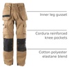 DEWALT Protradesman Men’s Loose Fit, Holster Pocket, Cottonpoly Stretch Work Pants(Tan)