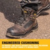 DEWALT Reynolds Men’s Waterproof, Leather, Steel Toe, Safety Work Boot(Seal Brown)