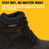 DEWALT Reynolds Men’s Waterproof, Leather, Steel Toe, Safety Work Boot(Seal Brown)