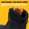 DEWALT Richardson Men’s BOA Fit System, Nubuck Leather, Water Resistant, Wide Fit, Steel Toe, Safety Work Boot(Black)