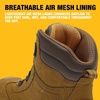 DEWALT Richardson Men’s BOA Fit System, Nubuck Leather, Water Resistant, Wide Fit, Steel Toe, Safety Work Boot(Clay)