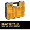 DEWALT Small Parts Organizer, Hardware Storage Box with Removable Dividers, 10-Compartment (DWST14825)(One Size (Pack of 3))