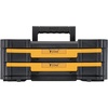 DEWALT TSTAK Tool Storage Organizer with Double Drawers, Holds Up to 16.5 lbs. (DWST17804)(17.3 x 12.3 x 6.9 inches (Pack of 1))