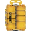 DEWALT Tool Box, Medium 8-Compartments Small Parts Organizer, Portable Tough Case Screw Organizer Toolbox with Customazible Dividers (DWAN2190)(One Size)