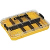 DEWALT Tool Box, Medium 8-Compartments Small Parts Organizer, Portable Tough Case Screw Organizer Toolbox with Customazible Dividers (DWAN2190)(One Size)