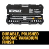 DEWALT Torque Wrench Tool Set, Tire Change Kit, 50-250 FT-LB, 12 Piece with Storage Case (DWMT45012)