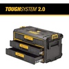 DEWALT ToughSystem Tool Box, 2.0 Two-Drawer, 21.8in. (DWST08320)(Multi)