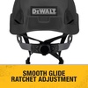 DEWALT Type II Class C 4-Point Ratcheting Vented Safety Helmet(Black)