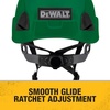 DEWALT Type II Class C 4-Point Ratcheting Vented Safety Helmet(Green)