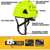 DEWALT Type II Class C 4-Point Ratcheting Vented Safety Helmet(Hi-Vis Lime)