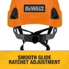DEWALT Type II Class C 4-Point Ratcheting Vented Safety Helmet(Orange)