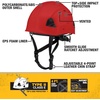 DEWALT Type II Class C 4-Point Ratcheting Vented Safety Helmet(Red)