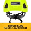 DEWALT Type II Class E 4-Point Ratcheting Non-Vented Safety Helmet(Hi-Vis Lime)