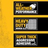DEWALT Ultra Tough Duct Tape, 1.88 in x 30 yd, Heavy Duty, Ultra Strong, Aggressive Adhesive, All-Weather, 2 Rolls, Black(1.88 in x 30 yd)