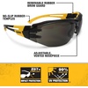 DEWALT Unisex-Adult Dewalt Dpg108 Renovator® Premium Safety Eyewear(Black/Yellow)