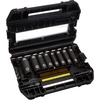 DeWalt Impact Socket Set 1/2 Drive, 10 Piece 1/4″ to 1/2″ Impact Socket Adapter Set (DW22812)(One Size)