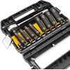 DeWalt Impact Socket Set 1/2 Drive, 10 Piece 1/4″ to 1/2″ Impact Socket Adapter Set (DW22812)(One Size (Pack of 2))