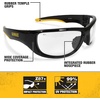Dewalt Dominator Safety Glasses Dpg94 Unisex Adult Non Slip Polarized Mirrored Rubber Full Rim