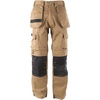 DEWALT Protradesman Men’s Loose Fit, Holster Pocket, Cottonpoly Stretch Work Pants(Tan)