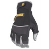 DeWalt DPG230L Technicians Fingerless Synthetic Leather Glove, Black, Large(X-Large (Pack of 1))
