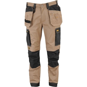 DEWALT Barstow Men’s Pro-Stretch, Water Resistant, Slim Fit, Holster Pocket, Utility Work Pants(Stone)
