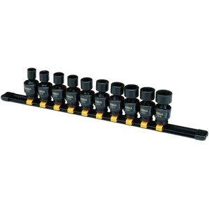 DEWALT DWMT19228 3/8″ Drive Impact Universal Socket Set (12 Piece)(Metric)