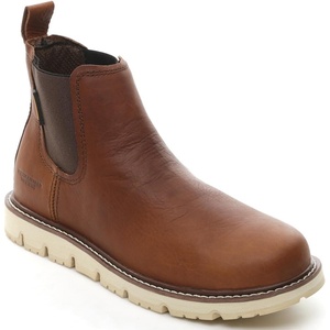 DEWALT Flex Albany 6″ Men’s Leather, Soft Toe, Non-Metallic, Water Resistant, Chelsea Work Boot(Nature)