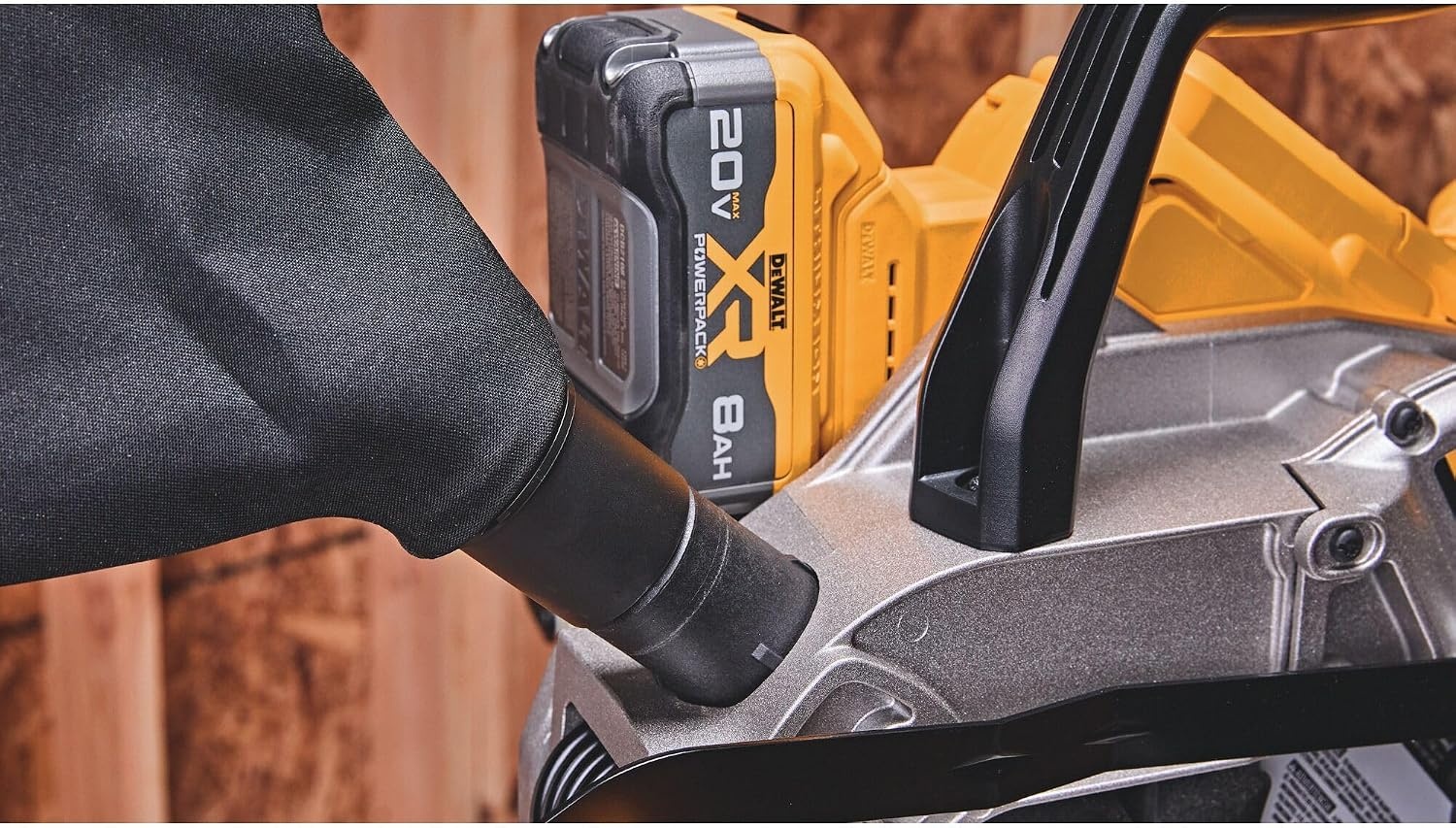 image:imageDEWALT 20V MAX 714Inch Miter Saw Cordless DCS361M120V 10IN Miter Saw