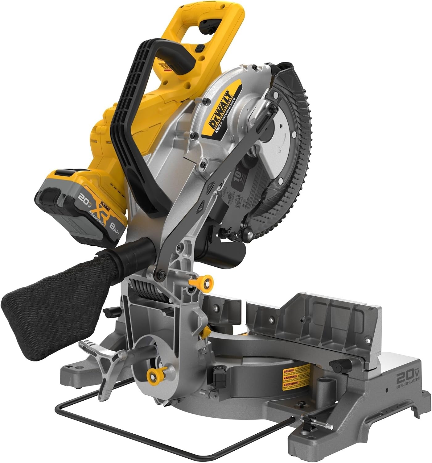 image:imageDEWALT 20V MAX 714Inch Miter Saw Cordless DCS361M120V 10IN Miter Saw