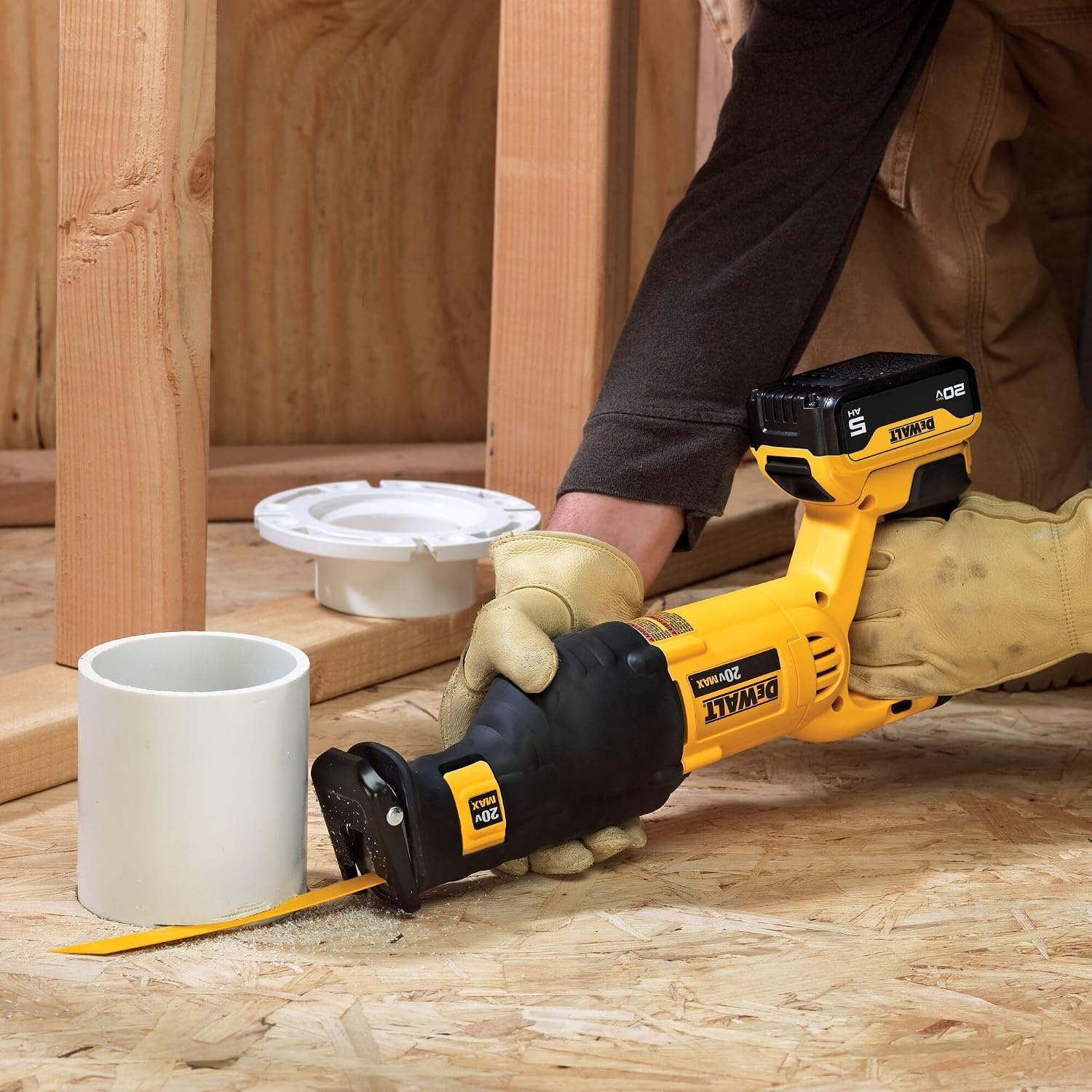 image:imageDEWALT 20V MAX Cordless Reciprocating Saw Battery and Charger Included DCS380P1Saw Kit
