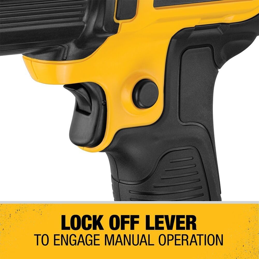 image:imageDEWALT 20V MAX Heat Gun Cordless Up to 990 Degrees 42 Minutes of Run Time LED Light Heatgun with Flat and Hook Nozzle AttachmentsTool Only DCE530BHeat Gun