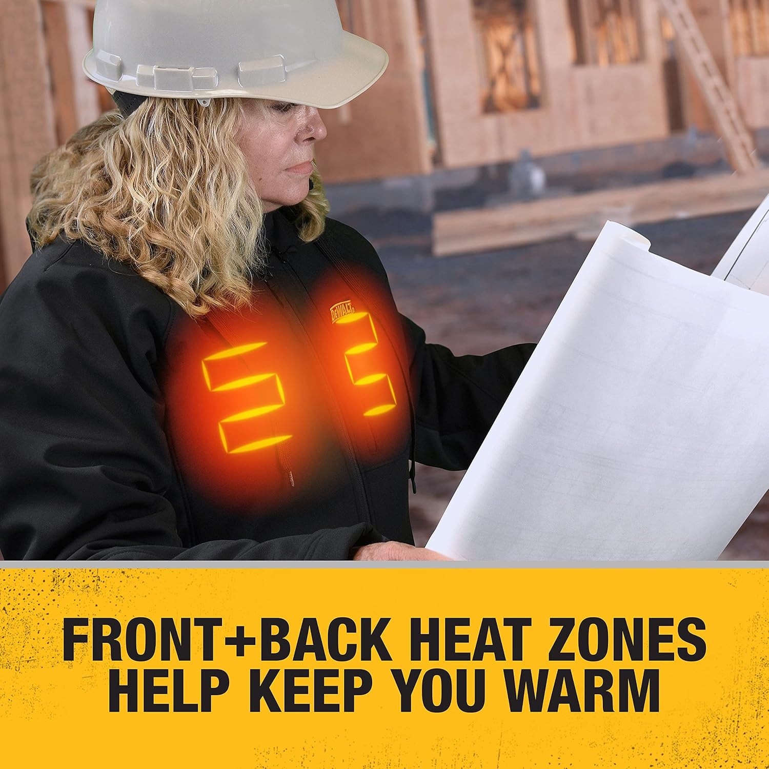 image:imageDEWALT DCHJ066C12XL 20V12V MAX Womens Heated Jacket Kit Black XXLarge