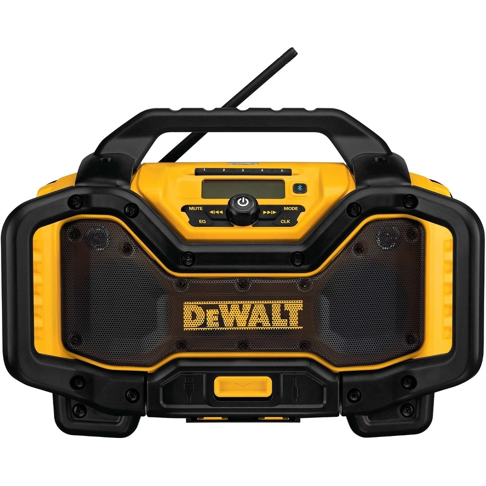 image:imageDEWALT 20V MAX Bluetooth Radio 100 ft Range Portable for Jobsites DCR025Jobsite Radio Only