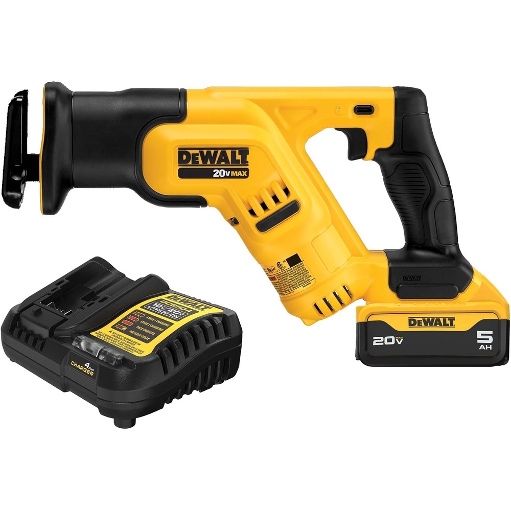 image:imageDEWALT 20V MAX Cordless Reciprocating Saw Kit 5 AmpHour Battery DCS387P1Saw Kit