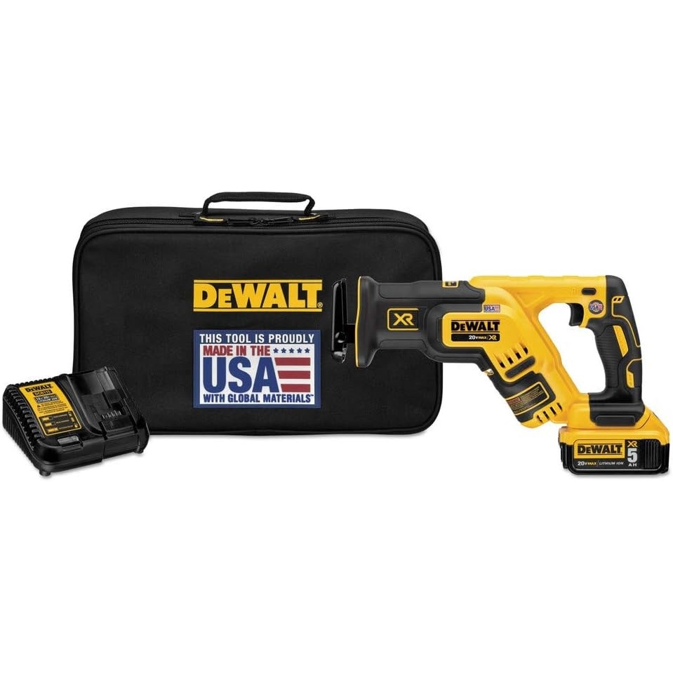 image:imageDEWALT 20V MAX XR Compact Reciprocating Saw 50Amp Hour Cordless DCS367P1Saw