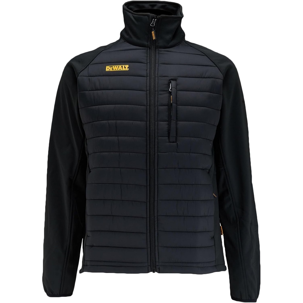 image:imageDEWALT Mens Hybrid Lightweight Water Resistant Insulated Work JacketBlack