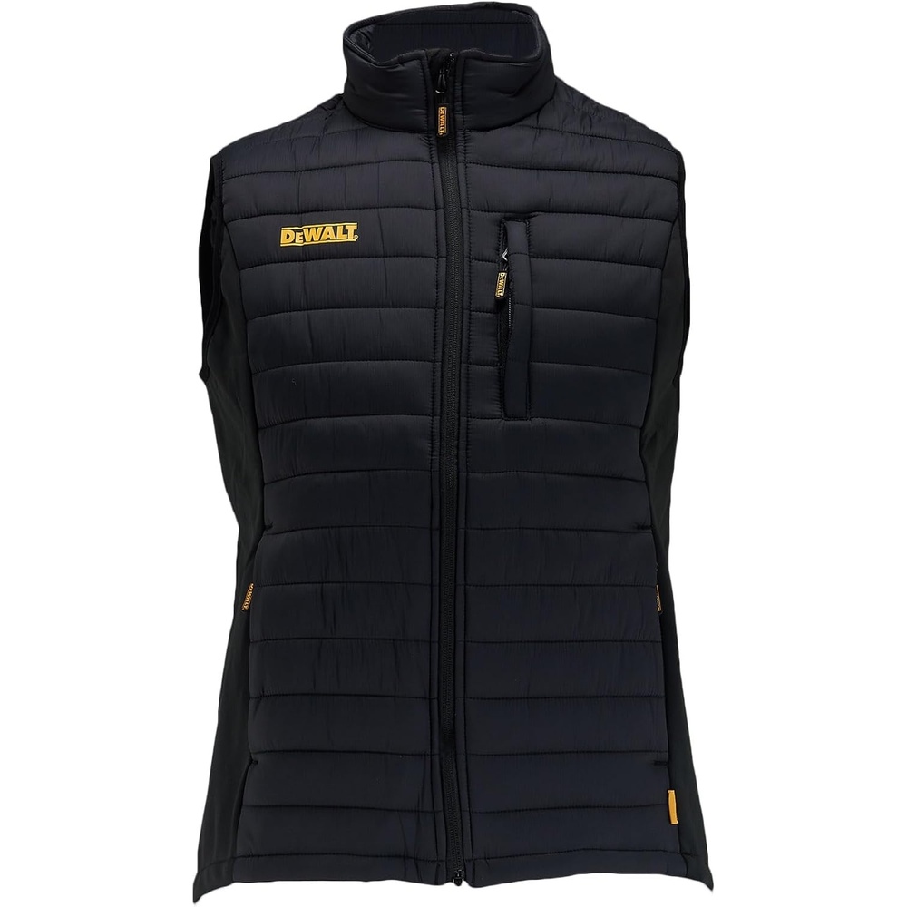 image:imageDEWALT Mens Hybrid Polyester with Stretch Insulated Regular Fit Work VestBlack