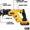 DEWALT 20V MAX* Cordless Reciprocating Saw Kit, 5 Amp-Hour Battery (DCS387P1)(Saw Kit)