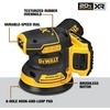 DEWALT 20V MAX Orbital Sander Cordless, 5-Inch Sander Tool, 2.Ah, 8,000-12,000 OPM, Variable Speed Dial, Storage Bag, Battery and Charger Included (DCW210D1)