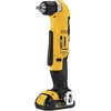 DEWALT DCD740C1 Right Angle Drill Kit, Yellow, 0.5(Drill/Driver Set)