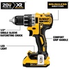 DEWALT DCD791D2 20V Max Brushless Drill(20V Brushless Drill/Driver)