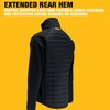 DEWALT Men’s Hybrid, Lightweight, Water Resistant, Insulated Work Jacket(Black)